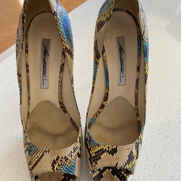 Brian Atwood Snake skin Heels - Picture 2 of 5